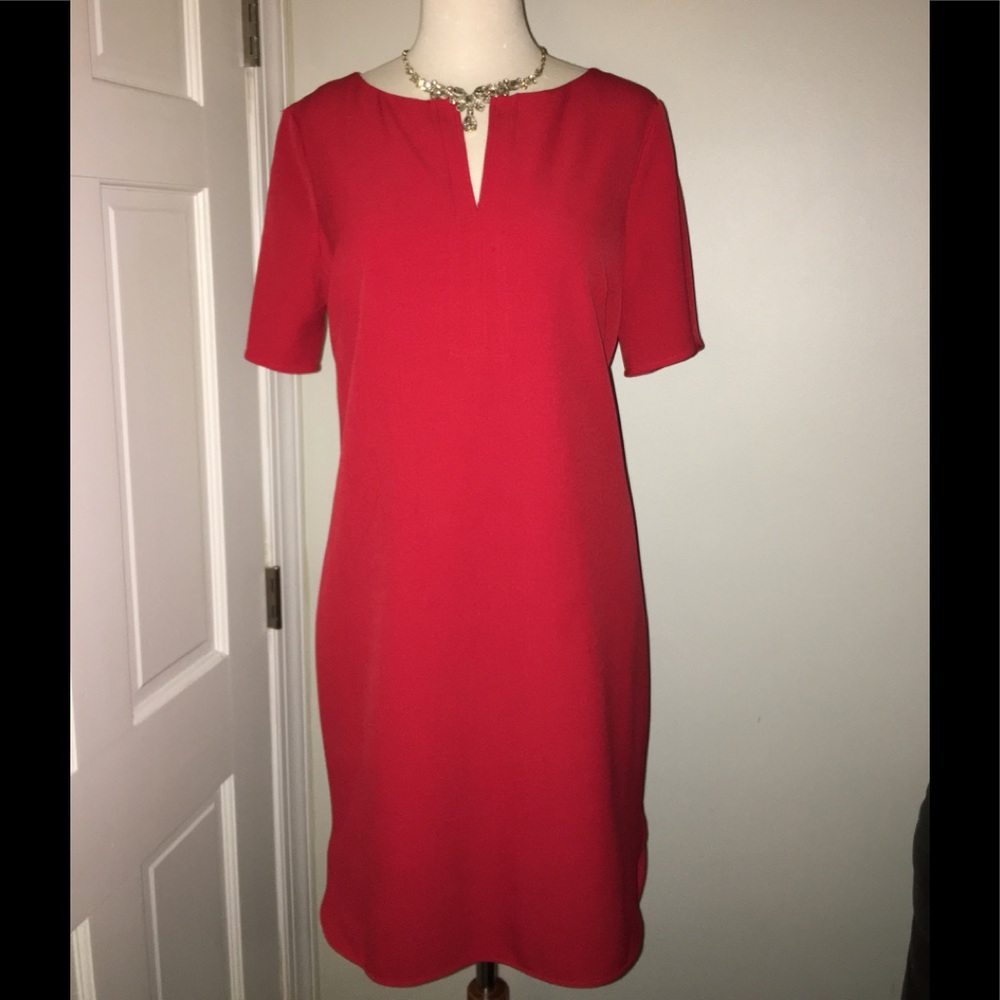 Red Adrianna Papell dress